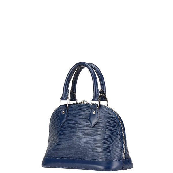ルイ ヴィトン エピ アルマBB ハンドバッグ ショルダーバッグ 2WAY M40855 アンティゴブルー ネイビー レザー レディース LOUIS VUITTON 【中古】