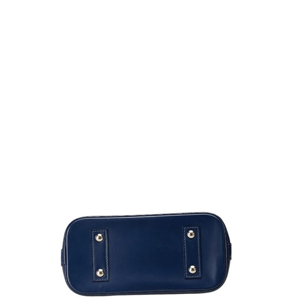 ルイ ヴィトン エピ アルマBB ハンドバッグ ショルダーバッグ 2WAY M40855 アンティゴブルー ネイビー レザー レディース LOUIS VUITTON 【中古】