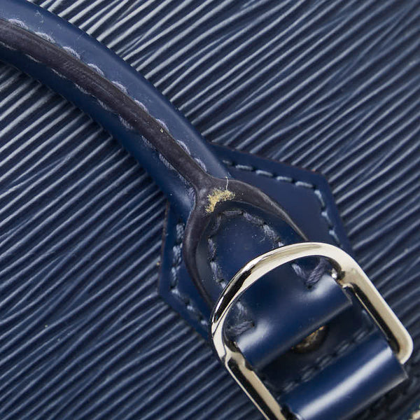 ルイ ヴィトン エピ アルマBB ハンドバッグ ショルダーバッグ 2WAY M40855 アンティゴブルー ネイビー レザー レディース LOUIS VUITTON 【中古】