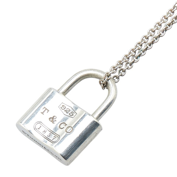 ティファニー 1837 ロック カデナ ネックレス SV925 シルバー レディース TIFFANY&Co. 【中古】