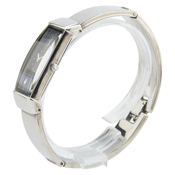 サンローラン 腕時計 5421-H05569Y クオーツ ブラック文字盤 ステンレススチール レディース SAINT LAURENT 【中古】