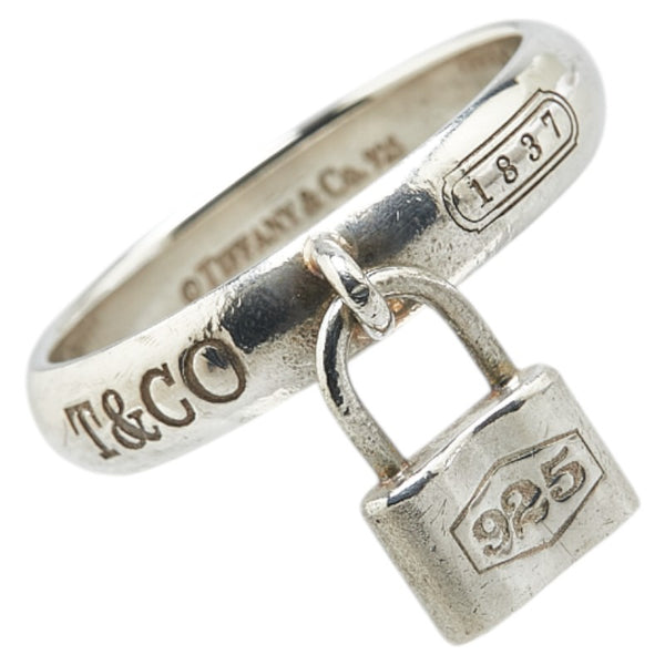 ティファニー 1837 ロック カデナ リング 指輪 SV925 シルバー レディース TIFFANY&Co. 【中古】
