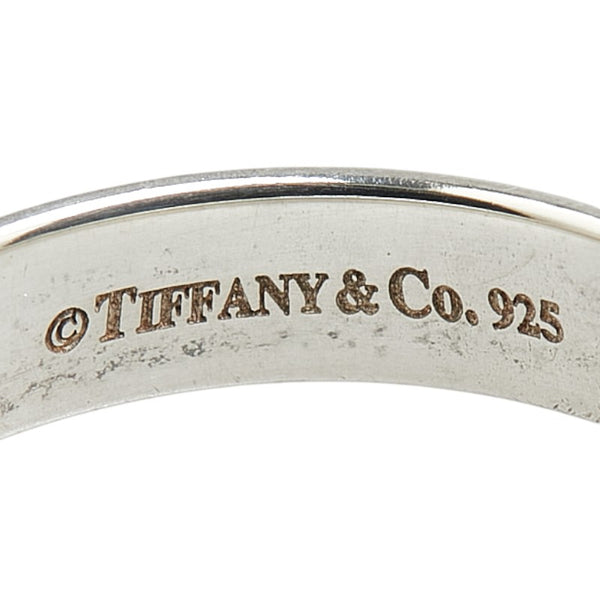 ティファニー 1837 ロック カデナ リング 指輪 SV925 シルバー レディース TIFFANY&Co. 【中古】