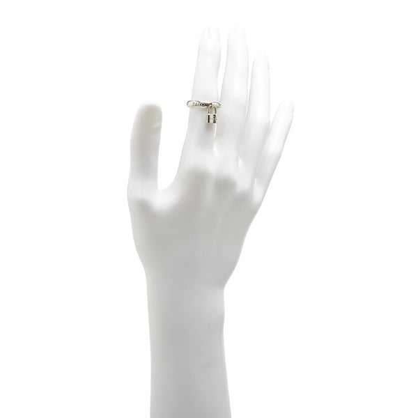 ティファニー 1837 ロック カデナ リング 指輪 SV925 シルバー レディース TIFFANY&Co. 【中古】