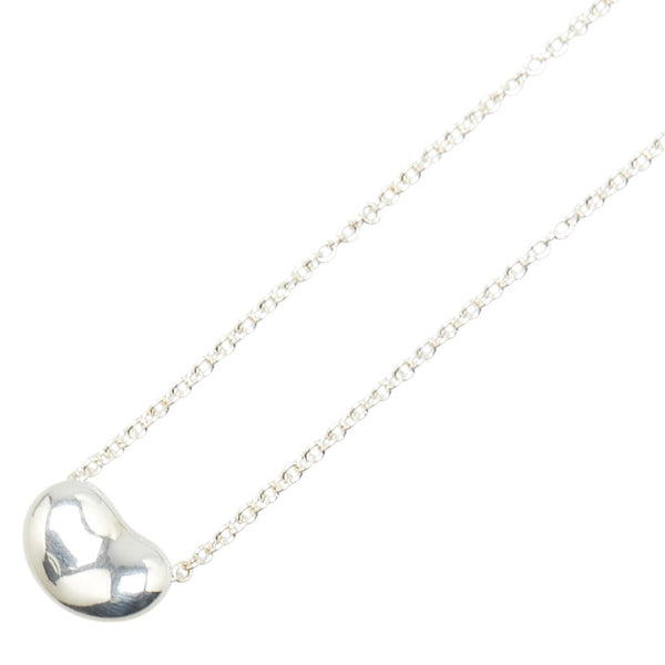 ティファニー エルサ ペレッティ ビーン ペンダントネックレス SV925 シルバー レディース TIFFANY&Co. 【中古】