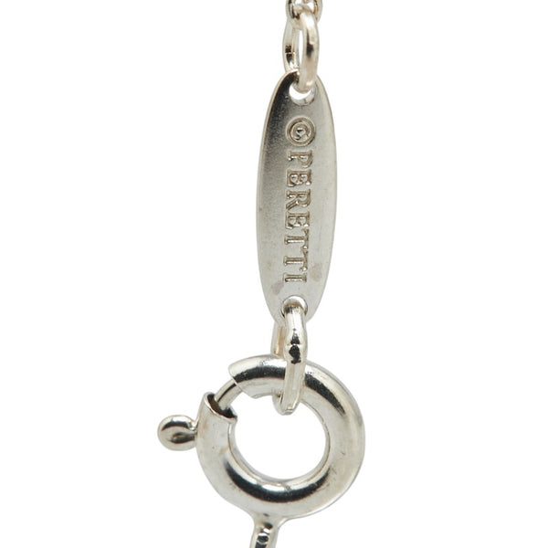 ティファニー エルサ ペレッティ ビーン ペンダントネックレス SV925 シルバー レディース TIFFANY&Co. 【中古】