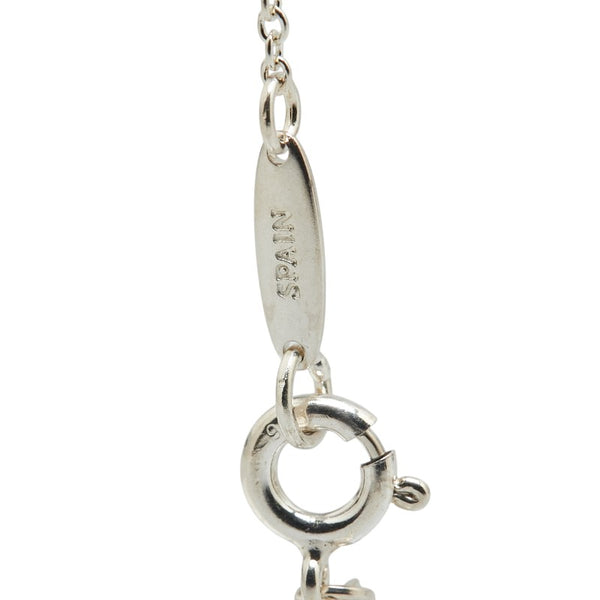 ティファニー エルサ ペレッティ ビーン ペンダントネックレス SV925 シルバー レディース TIFFANY&Co. 【中古】