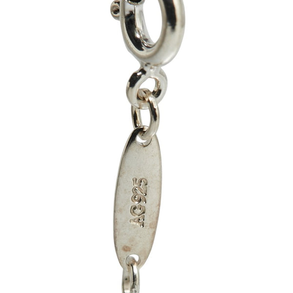 ティファニー エルサ ペレッティ ビーン ペンダントネックレス SV925 シルバー レディース TIFFANY&Co. 【中古】