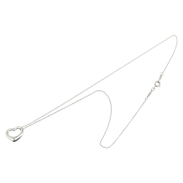 ティファニー オープンハート ネックレス シルバー SV925 シルバー レディース TIFFANY&Co. 【中古】