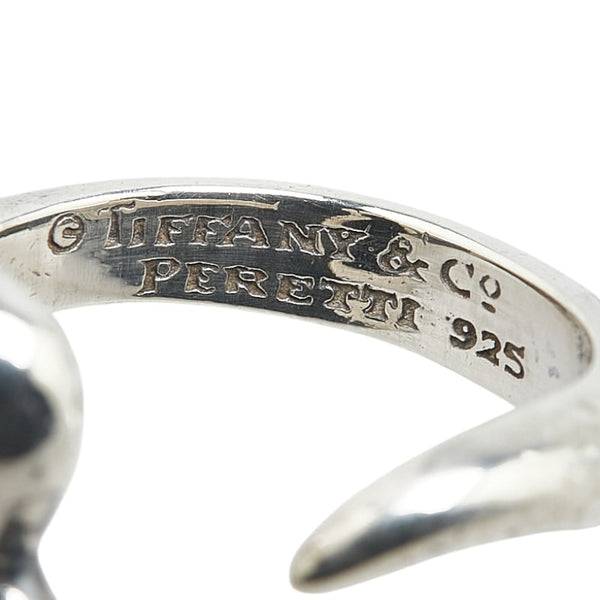 ティファニー ペレッティ オープンハート リング 指輪 SV925 シルバー レディース TIFFANY&Co. 【中古】