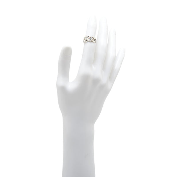 ティファニー トリプルラビングハート リング 指輪 SV925 シルバー レディース TIFFANY&Co. 【中古】