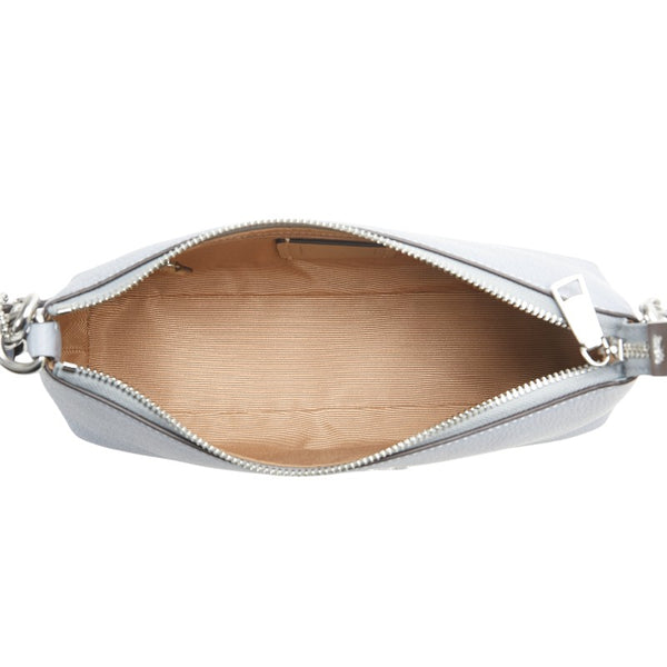 コーチ シャーロット ショルダーバッグ CL407 ブルー レザー レディース COACH 【中古】