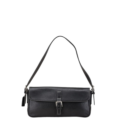 コーチ オールドコーチ ワンショルダーバッグ ハンドバッグ 7784 ブラック レザー レディース COACH 【中古】