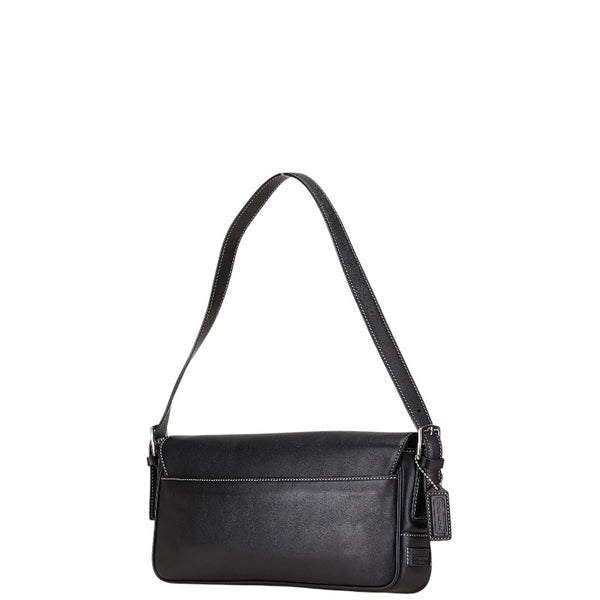 コーチ オールドコーチ ワンショルダーバッグ ハンドバッグ 7784 ブラック レザー レディース COACH 【中古】