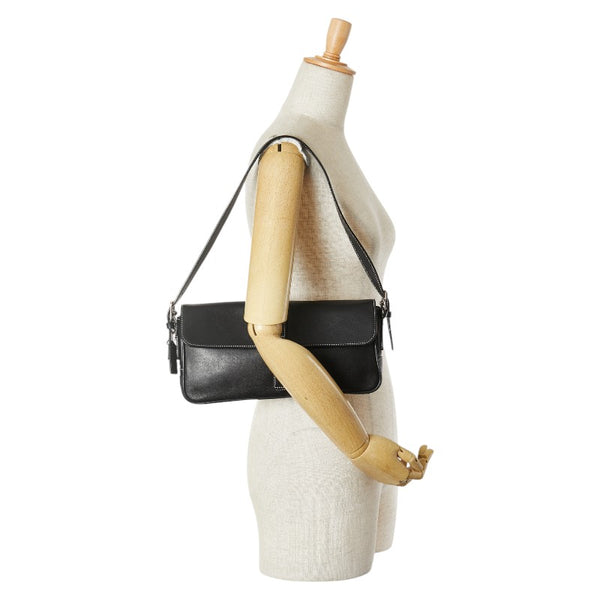 コーチ オールドコーチ ワンショルダーバッグ ハンドバッグ 7784 ブラック レザー レディース COACH 【中古】