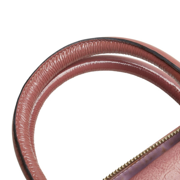 コーチ シグネチャー マディソン オプアート ハンドバッグ ショルダーバッグ 2WAY ベージュ ピンク キャンバス レザー レディース COACH 【中古】