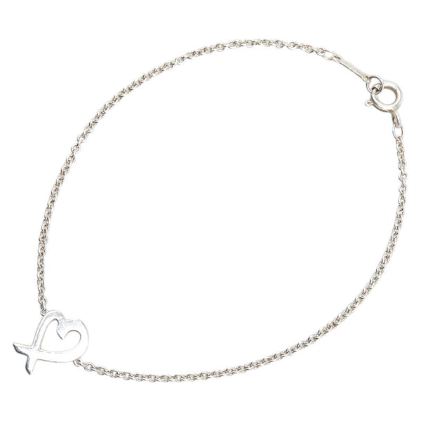 ティファニー パロマ ピカソ ラビング ハート ブレスレット SV925 シルバー レディース TIFFANY&Co. 【中古】