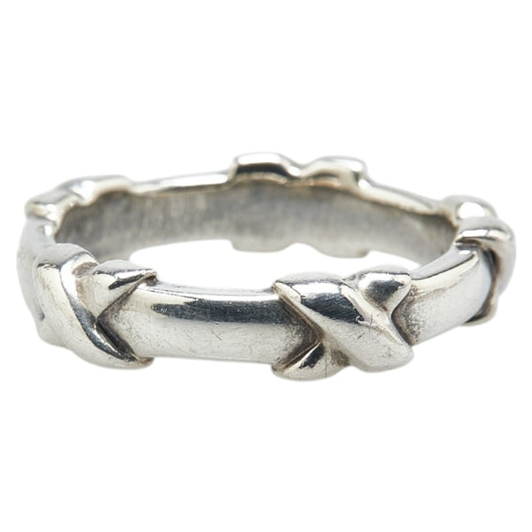 ティファニー シグネチャー リング 指輪 SV925 シルバー レディース TIFFANY&Co. 【中古】
