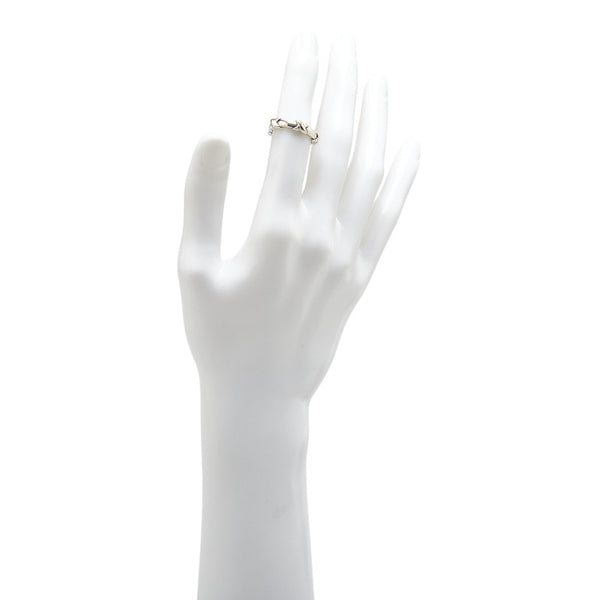 ティファニー シグネチャー リング 指輪 SV925 シルバー レディース TIFFANY&Co. 【中古】