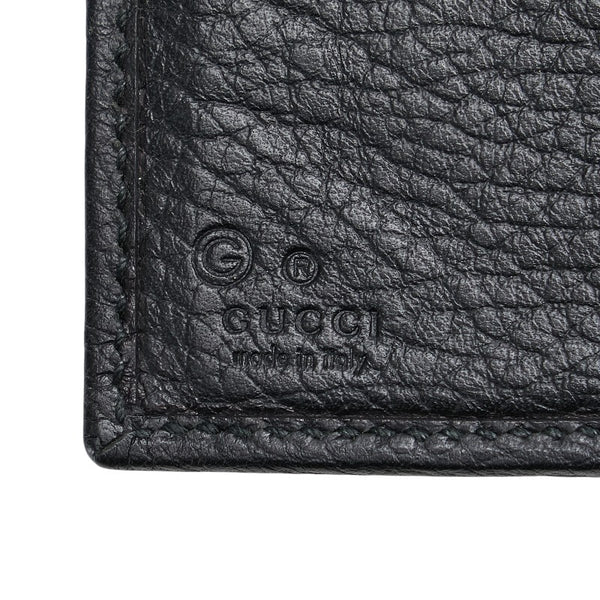 グッチ GGキャンバス 長財布 143389 F5DIN 1160 ブラック キャンバス レザー レディース GUCCI 【中古】