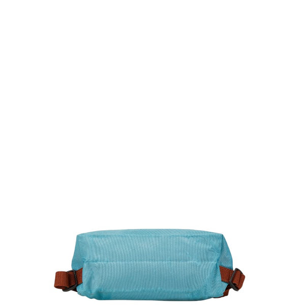 ロンシャン プリアージュ リュック バックパック ブルー ブラウン ナイロン レザー レディース Longchamp 【中古】
