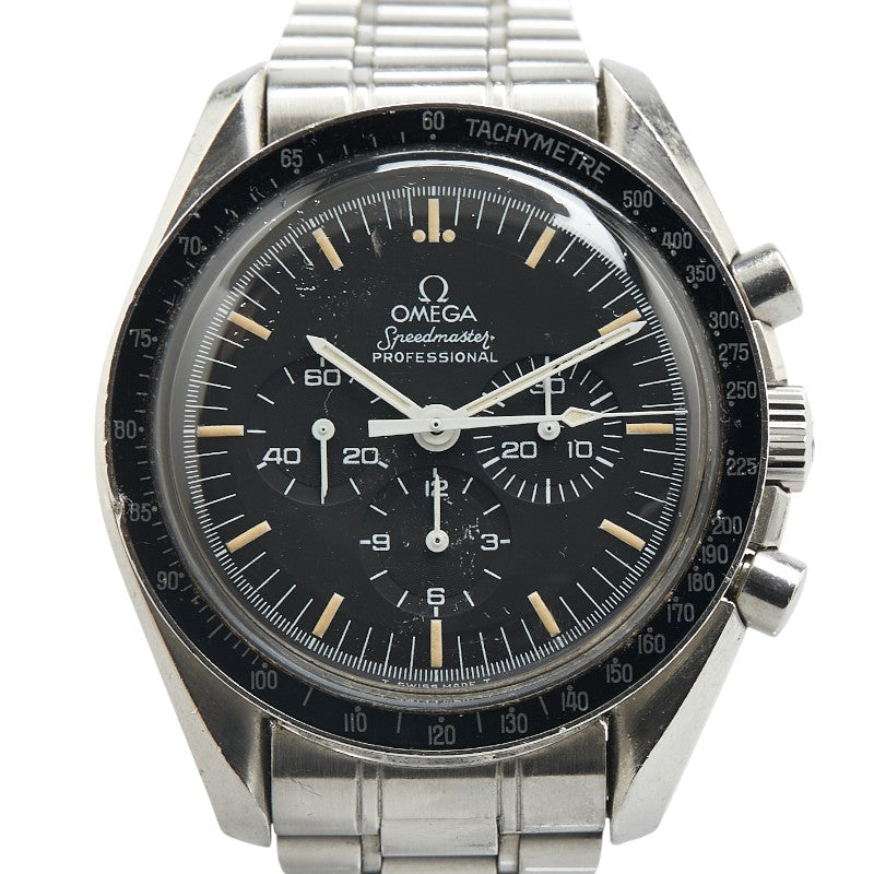 オメガ スピードマスター プロフェッショナル 腕時計 ST145.022 3590.50 手巻き ブラック文字盤 ステンレススチール メンズ OMEGA 【中古】