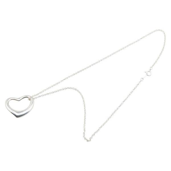 ティファニー オープンハート ネックレス SV925 シルバー レディース TIFFANY&Co. 【中古】