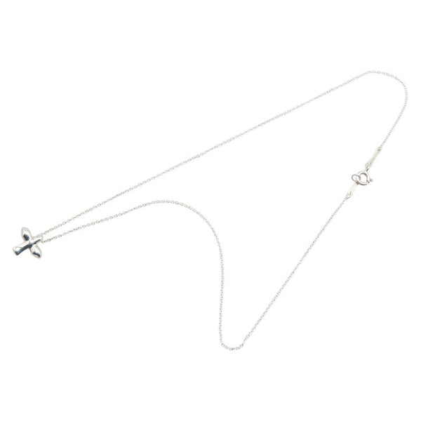 ティファニー バード クロス ネックレス SV925 シルバー レディース TIFFANY&Co. 【中古】