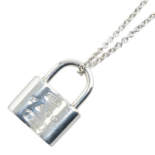 ティファニー ロック ネックレス SV925 シルバー レディース TIFFANY&Co. 【中古】