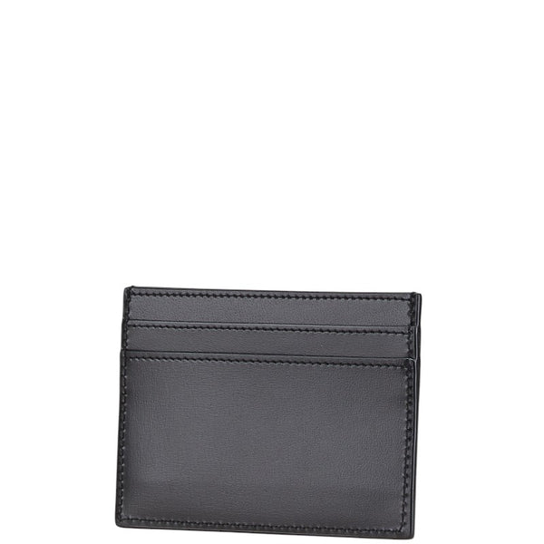 サンローラン ロゴ カードケース ブラック レザー レディース SAINT LAURENT 【中古】