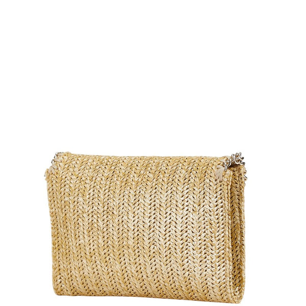 ステラマッカートニー ショルダーバッグ ベージュ ラフィア レディース Stella McCartney 【中古】
