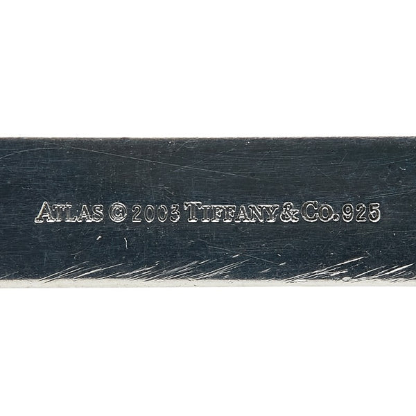ティファニー アトラス ネックレス シルバー ブラック SV925 シルバー ラバー レディース TIFFANY&Co. 【中古】