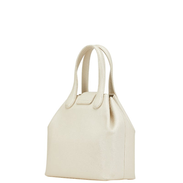 ジバンシー ヴィンテージ ハンドバッグ アイボリー ホワイト レザー レディース Givenchy 【中古】