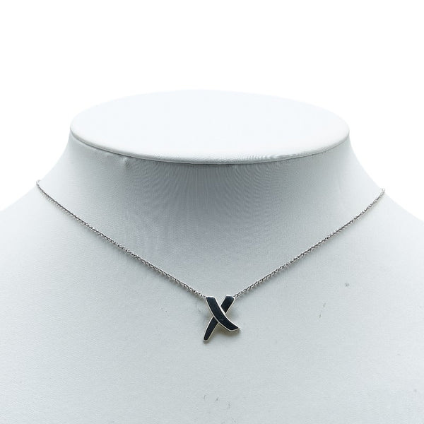 ティファニー キス ネックレス SV925 シルバー レディース TIFFANY&Co. 【中古】