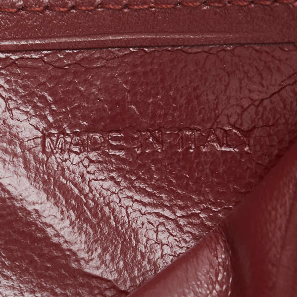 カルティエ マストライン マスト ドゥ 札入れ ボルト レッド レザー レディース CARTIER 【中古】