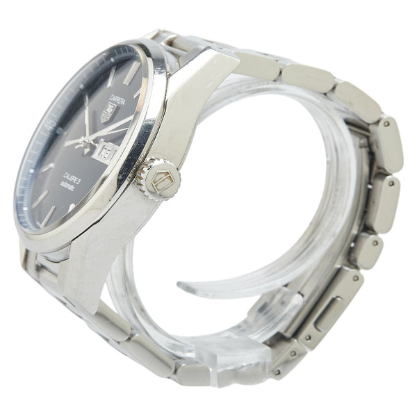 タグホイヤー カレラ キャリバー5 腕時計 WAR201E 自動巻き ネイビー文字盤 ステンレススチール メンズ TAG HEUER 【中古】