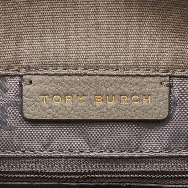 トリーバーチ ハンドバッグ ショルダーバッグ グレージュ レザー レディース Tory Burch 【中古】