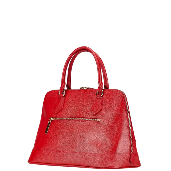 サマンサタバサ ハンドバッグ レッド レザー レディース Samantha Thavasa 【中古】