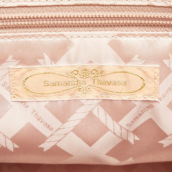 サマンサタバサ ハンドバッグ レッド レザー レディース Samantha Thavasa 【中古】