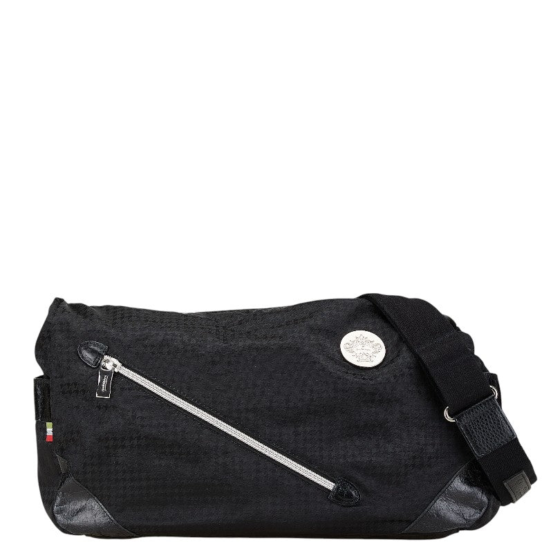 オロビアンコ シルヴェストラ 斜め掛け ショルダーバッグ ブラック マルチカラー ナイロン メンズ Orobianco 【中古】