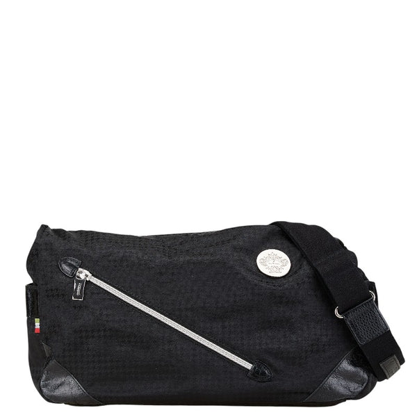 オロビアンコ シルヴェストラ 斜め掛け ショルダーバッグ ブラック マルチカラー ナイロン メンズ Orobianco 【中古】