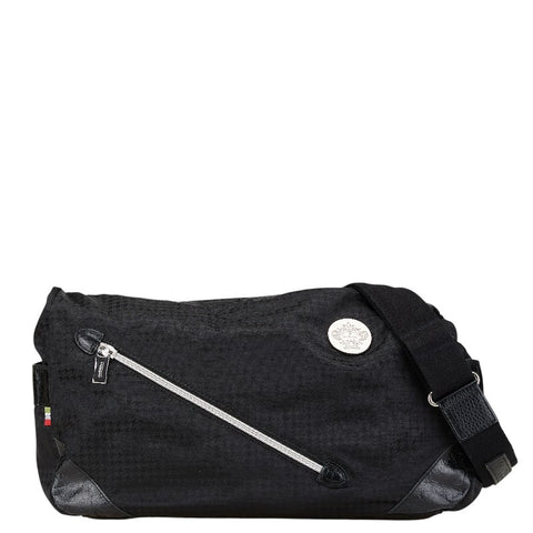 オロビアンコ シルヴェストラ 斜め掛け ショルダーバッグ ブラック マルチカラー ナイロン メンズ Orobianco 【中古】