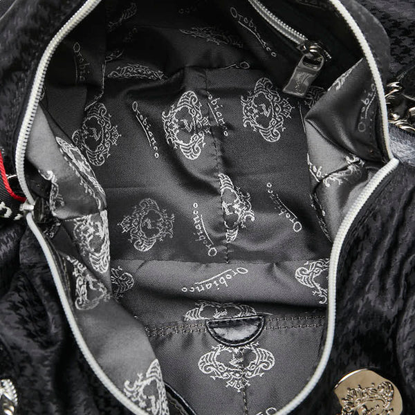 オロビアンコ シルヴェストラ 斜め掛け ショルダーバッグ ブラック マルチカラー ナイロン メンズ Orobianco 【中古】