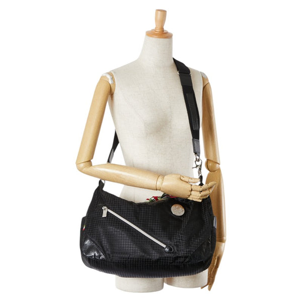 オロビアンコ シルヴェストラ 斜め掛け ショルダーバッグ ブラック マルチカラー ナイロン メンズ Orobianco 【中古】