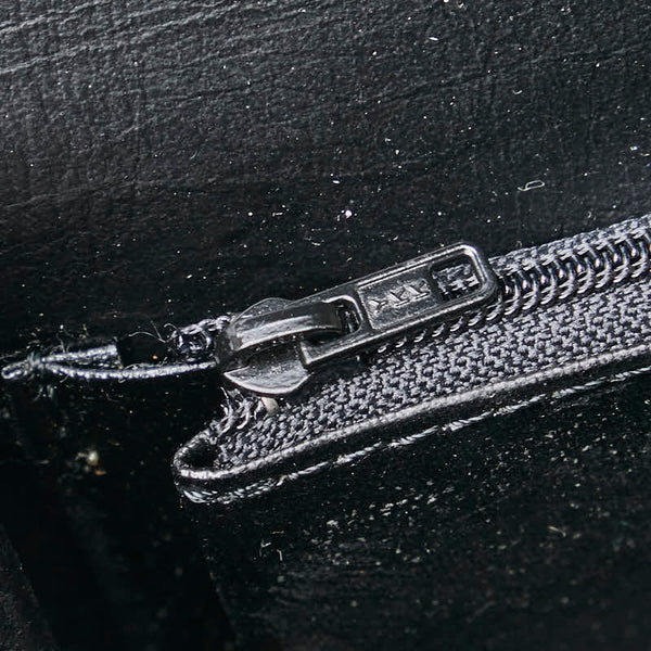 フランクオリビエ frank olivie ハンドバッグ ショルダーバッグ 2WAY ブラック オーストリッチ オーストリッチ レディース 【中古】