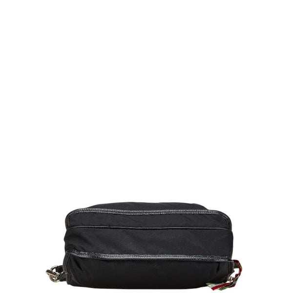 オロビアンコ ハンドバッグ ショルダーバッグ ブラック マルチカラー ナイロン レザー メンズ Orobianco 【中古】