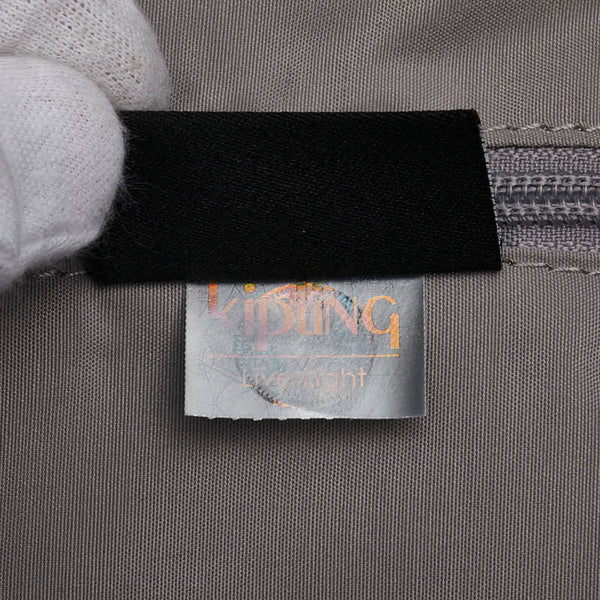 キプリング ART M ボストンバッグ K13405 ライトブルー ナイロン レディース Kipling 【中古】