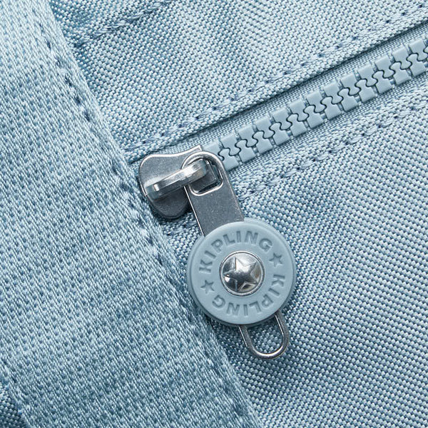 キプリング ART M ボストンバッグ K13405 ライトブルー ナイロン レディース Kipling 【中古】
