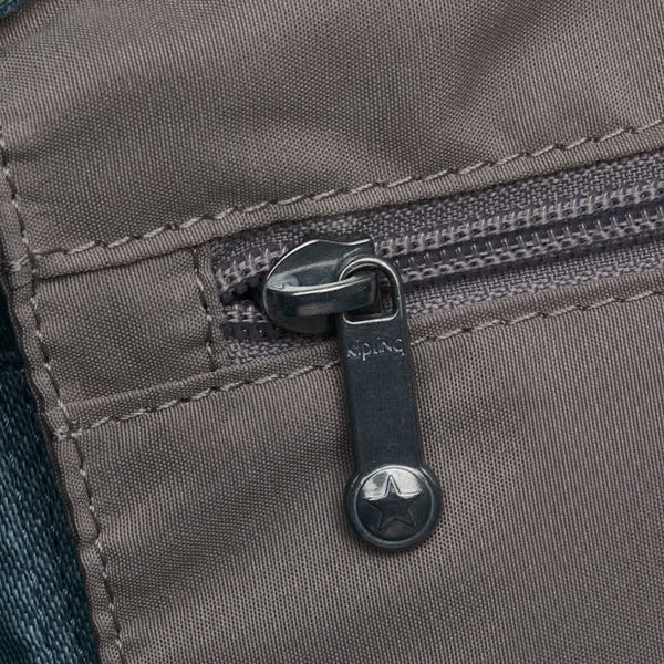 キプリング ART M ボストンバッグ K13405 ライトブルー ナイロン レディース Kipling 【中古】