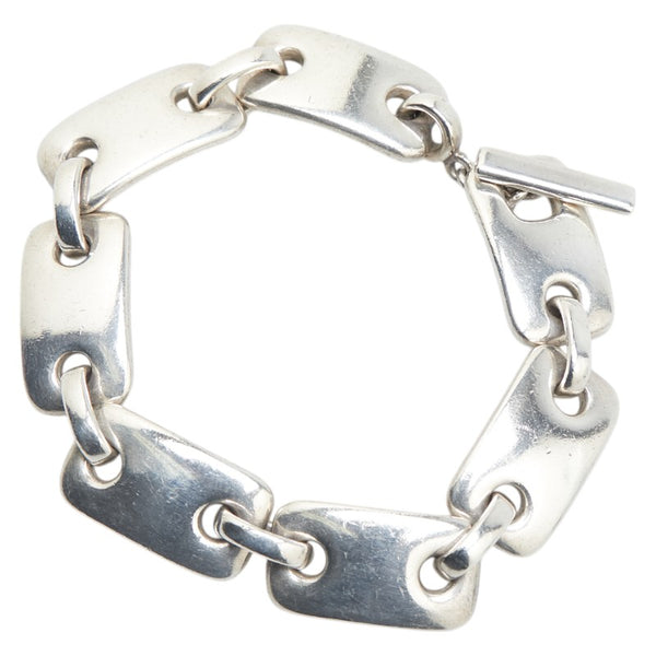 ジョージジェンセン プレート ブレスレット SV925 シルバー レディース Georg Jensen 【中古】